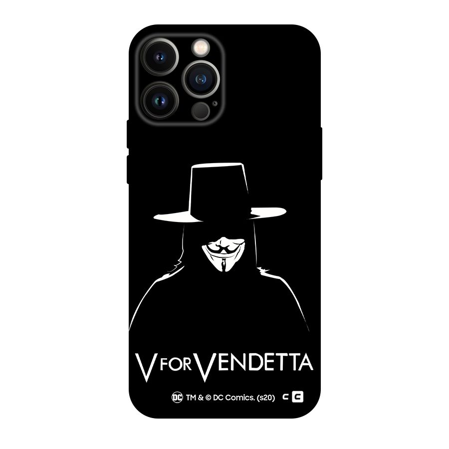 V for Vendetta Minimal Original Polycarbonate Back Case for iPhone 13 Pro Max