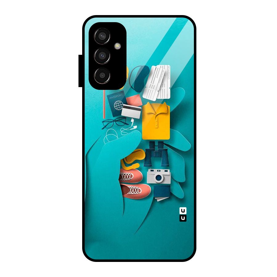 Vacay Vibes Glass Back Case for Galaxy F13