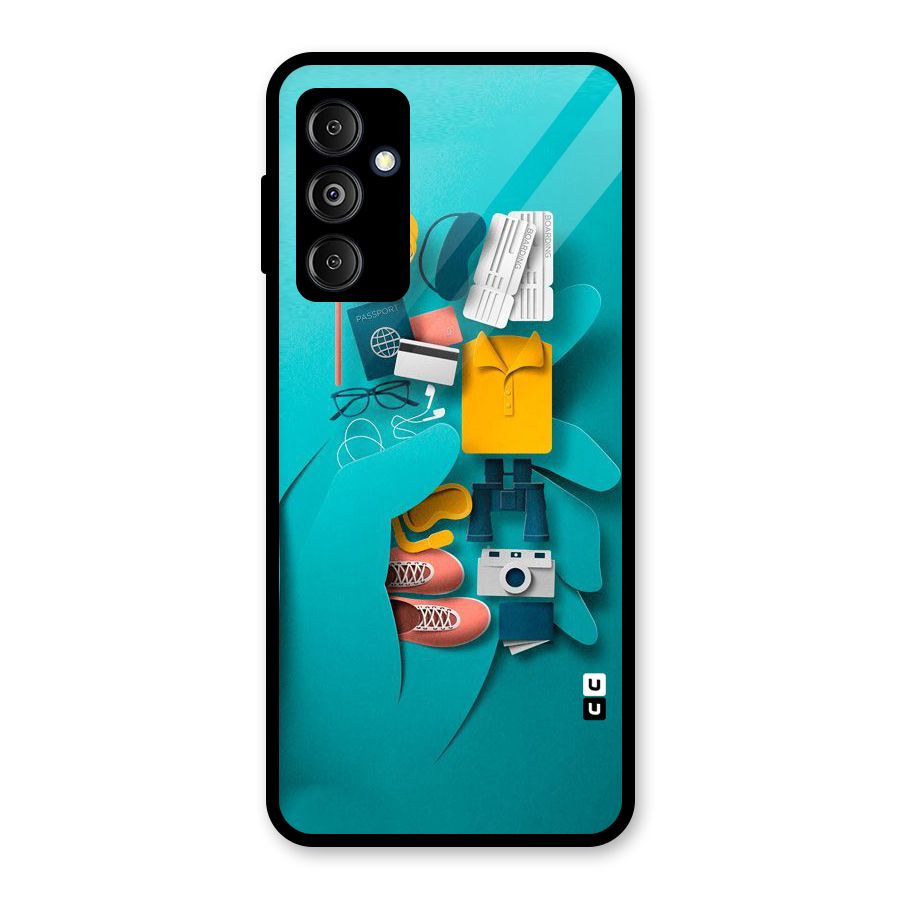 Vacay Vibes Glass Back Case for Galaxy M14 5G