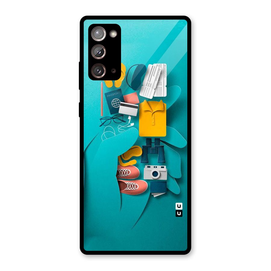 Vacay Vibes Glass Back Case for Galaxy Note 20