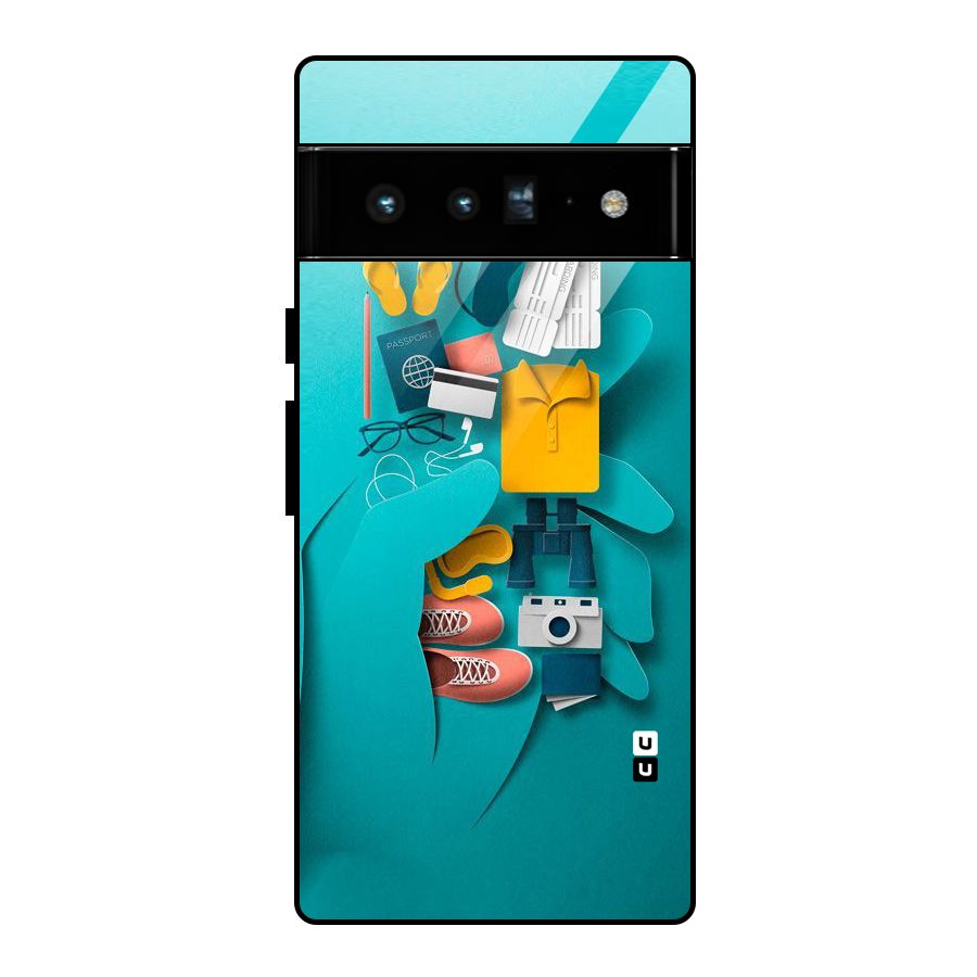 Vacay Vibes Glass Back Case for Google Pixel 6 Pro