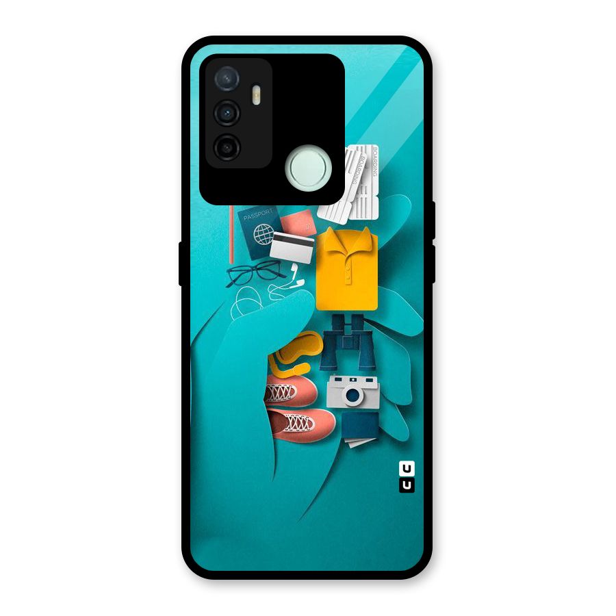 Vacay Vibes Glass Back Case for Oppo A53