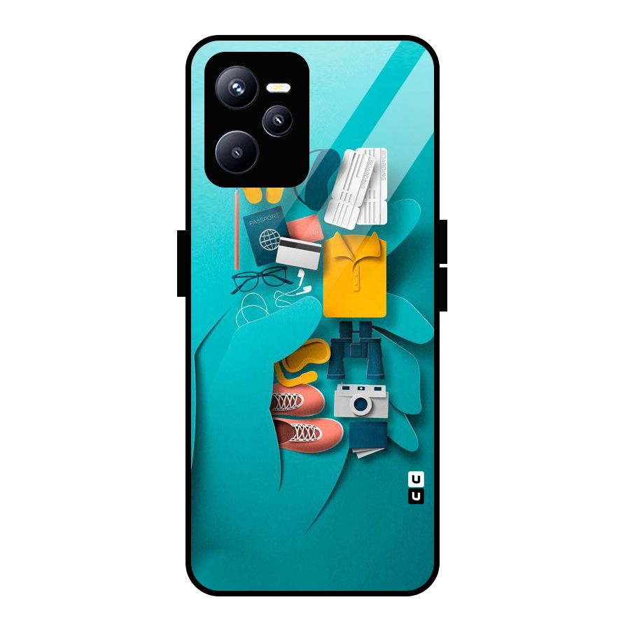 Vacay Vibes Glass Back Case for Realme C35