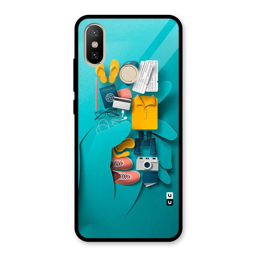 Vacay Vibes Glass Back Case for Redmi A2