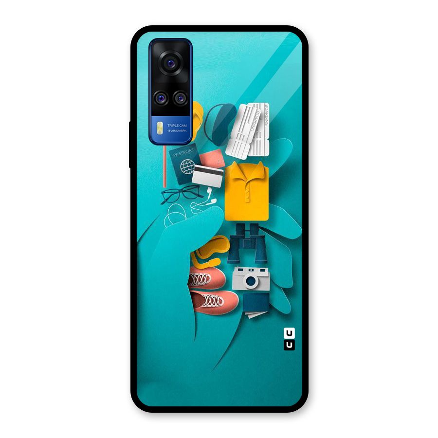 Vacay Vibes Glass Back Case for Vivo Y31