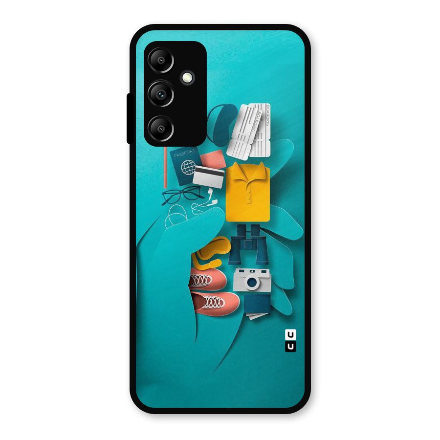 Vacay Vibes Metal Back Case for Galaxy A14 5G