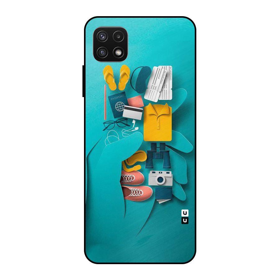 Vacay Vibes Metal Back Case for Galaxy A22 5G