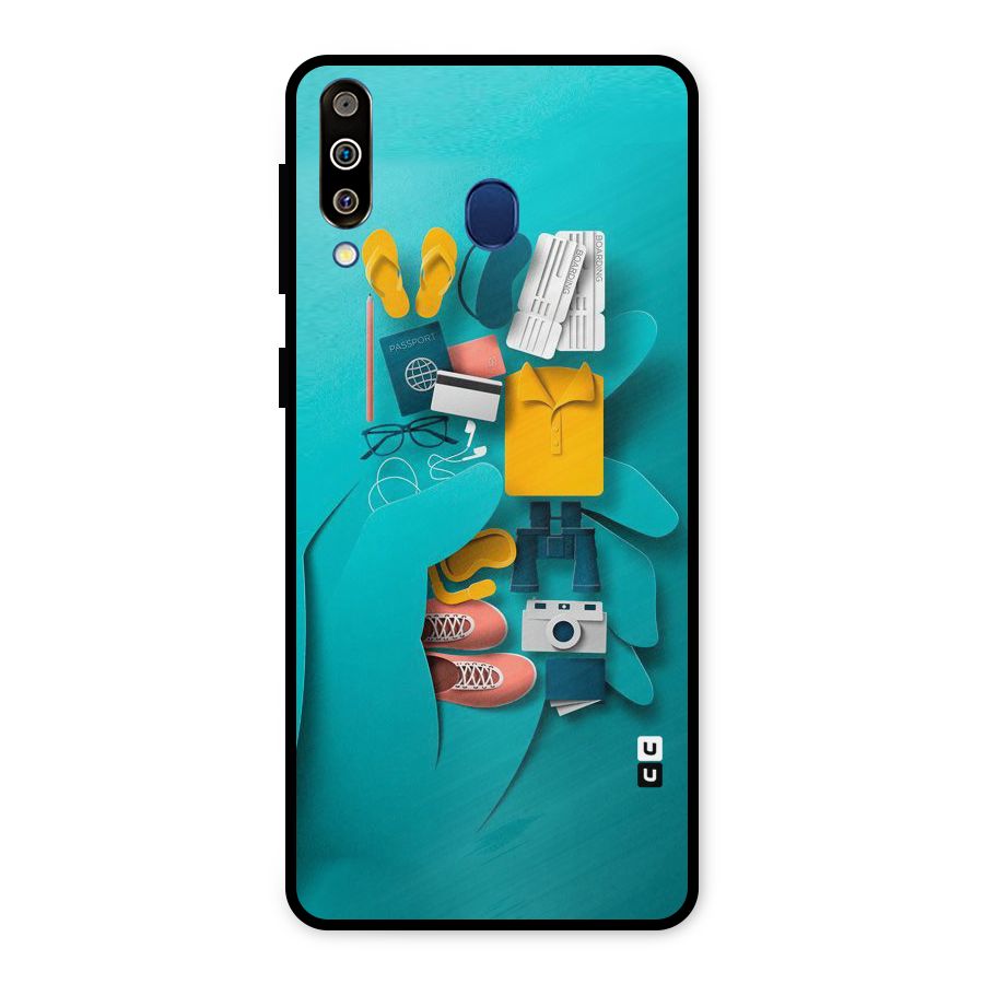 Vacay Vibes Metal Back Case for Galaxy M30