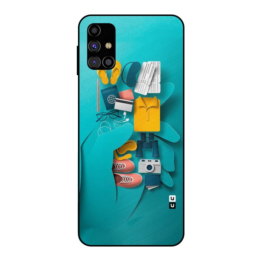 Vacay Vibes Metal Back Case for Galaxy M31s