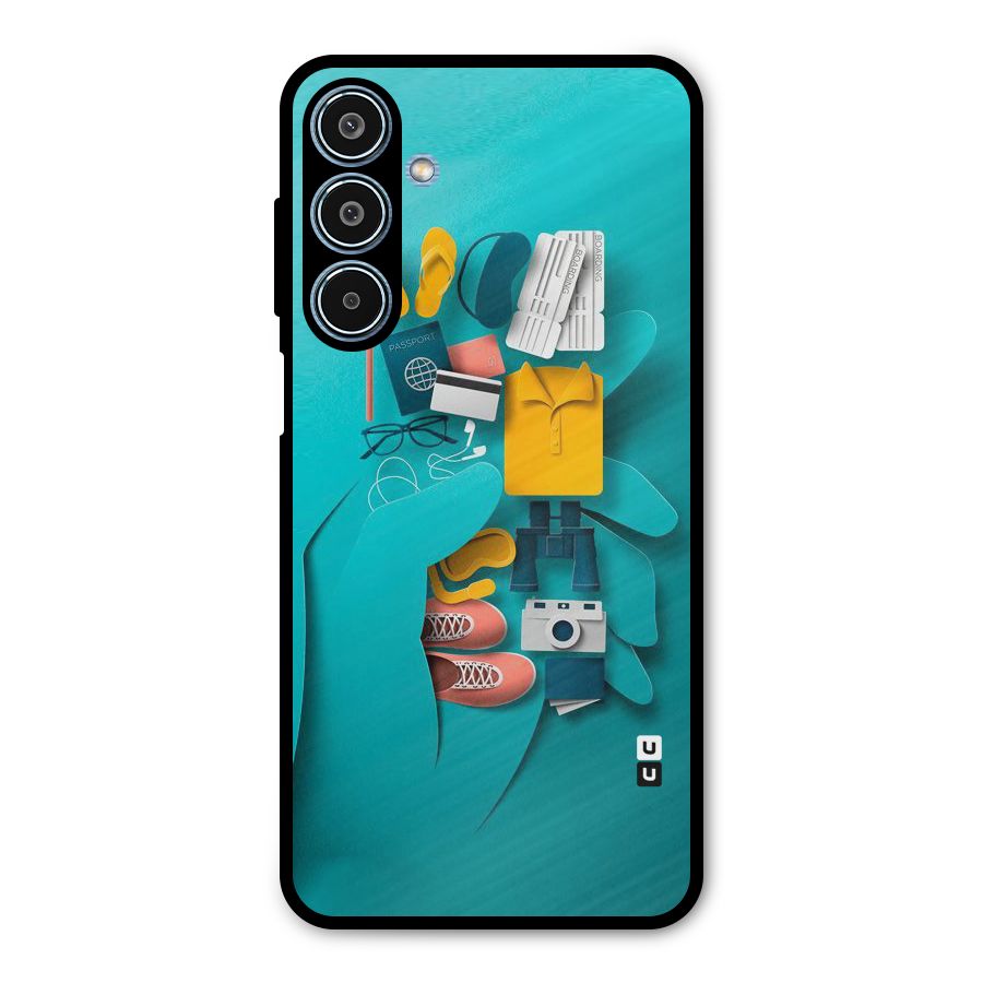 Vacay Vibes Metal Back Case for Galaxy M35