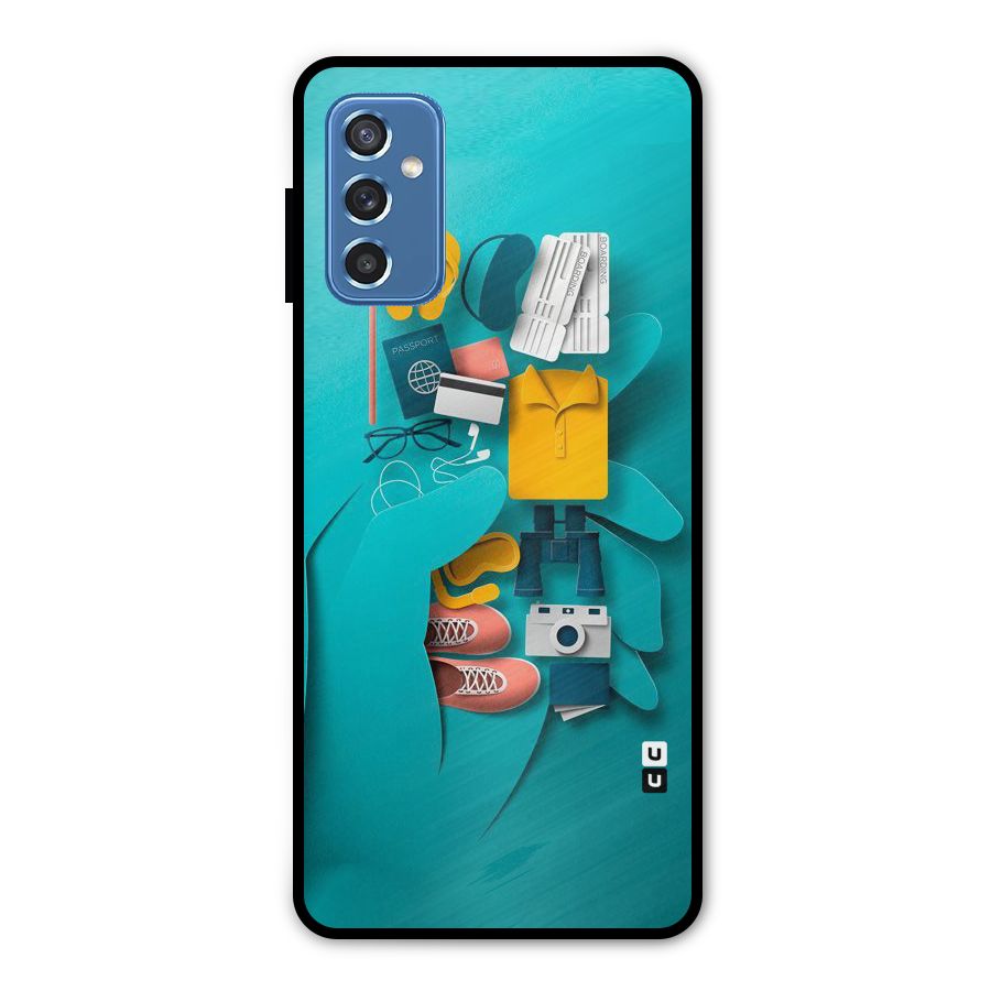 Vacay Vibes Metal Back Case for Galaxy M52 5G