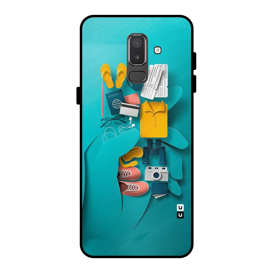 Vacay Vibes Metal Back Case for Galaxy On8 (2018)
