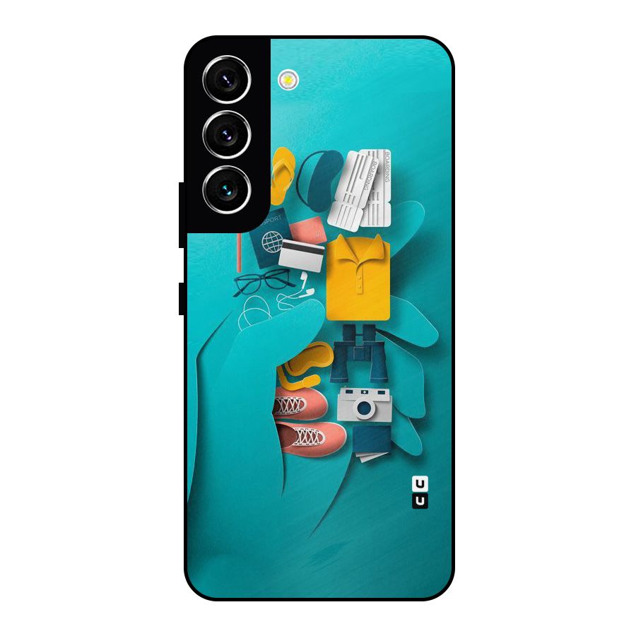 Vacay Vibes Metal Back Case for Galaxy S22 5G