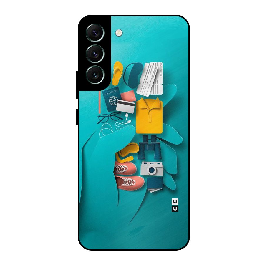 Vacay Vibes Metal Back Case for Galaxy S22 Plus 5G
