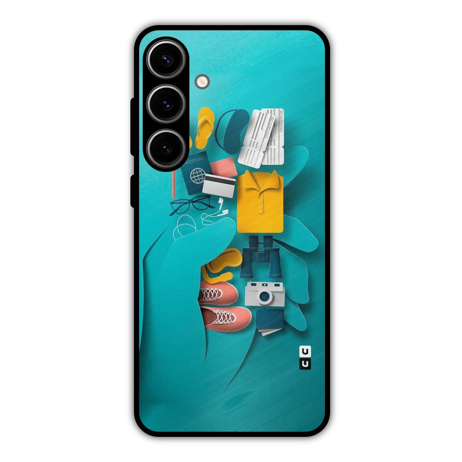 Vacay Vibes Metal Back Case for Galaxy S24 Plus