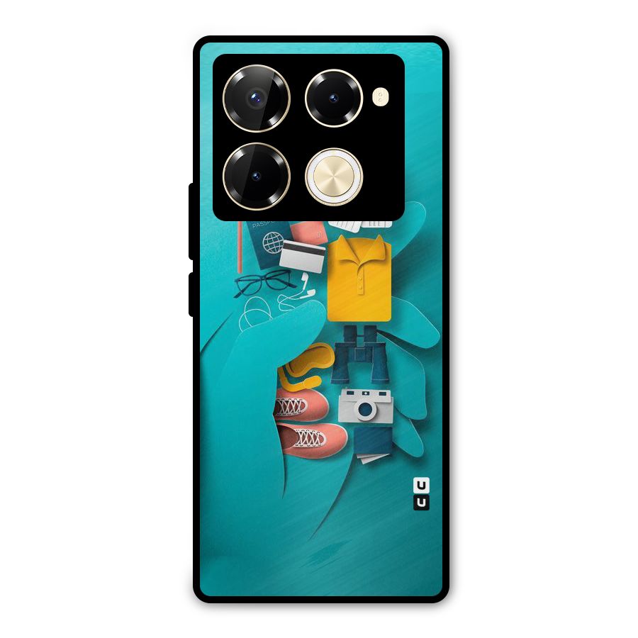 Vacay Vibes Metal Back Case for Infinix Note 40 Pro Plus