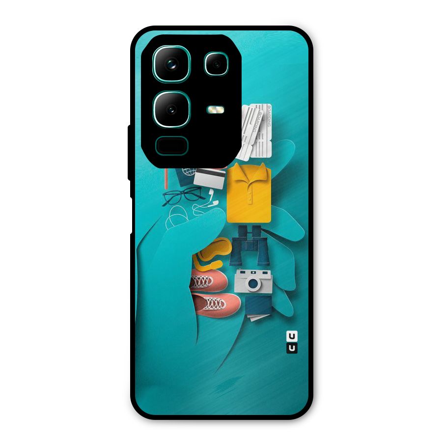 Vacay Vibes Metal Back Case for Infinix Note 50x
