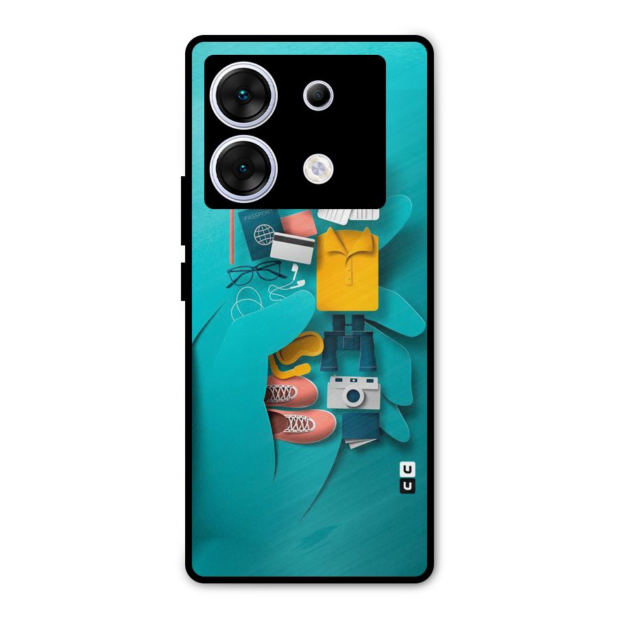 Vacay Vibes Metal Back Case for Infinix Zero 30 5G