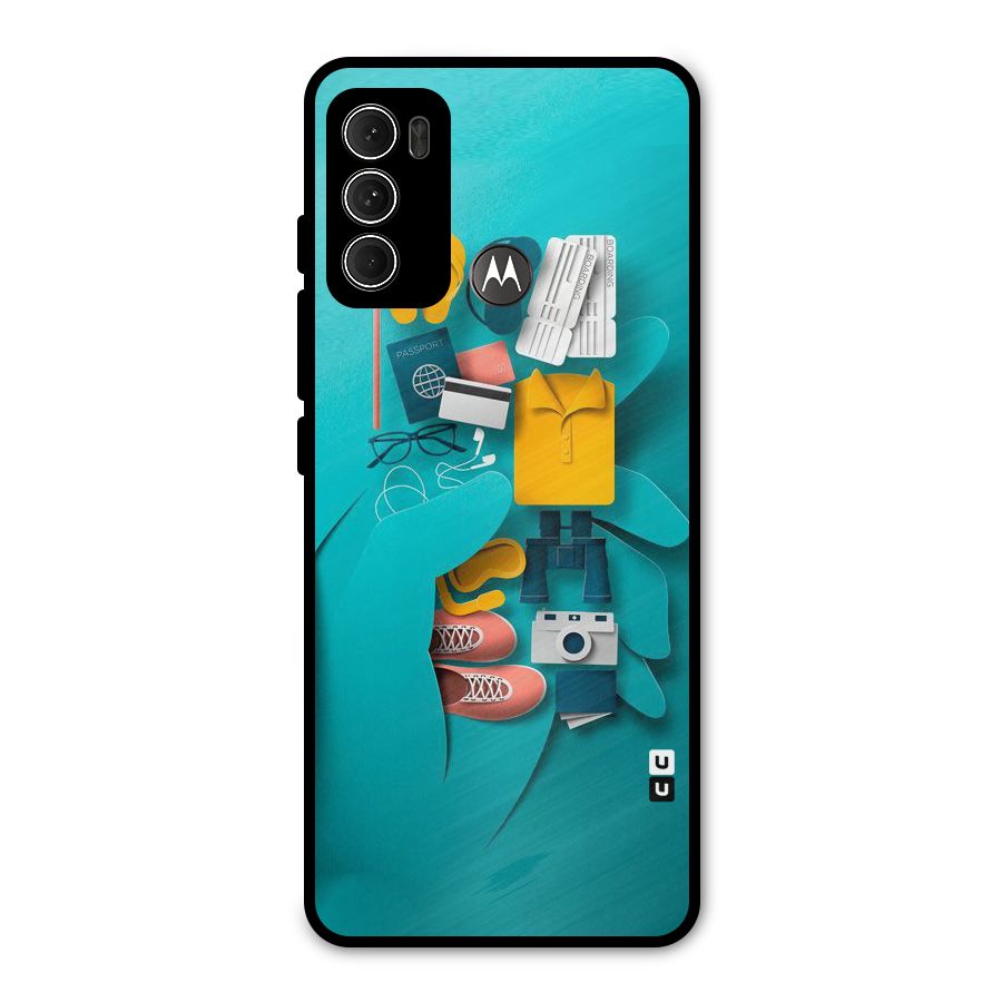 Vacay Vibes Metal Back Case for Moto G60