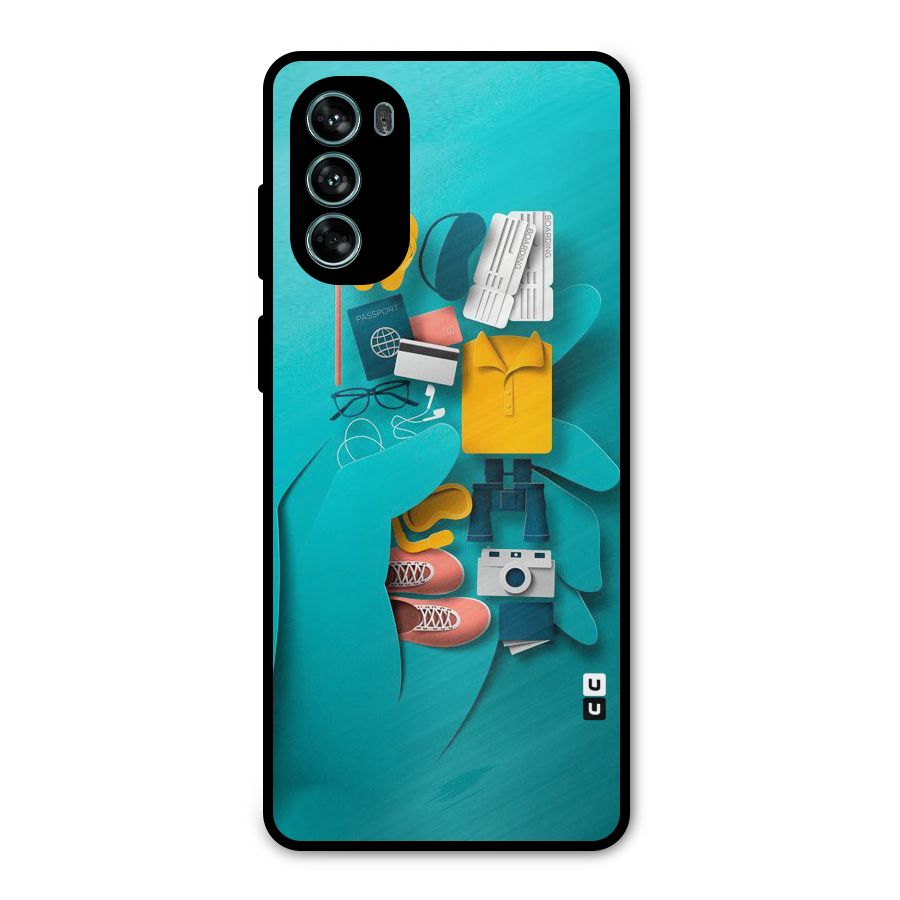 Vacay Vibes Metal Back Case for Moto G62