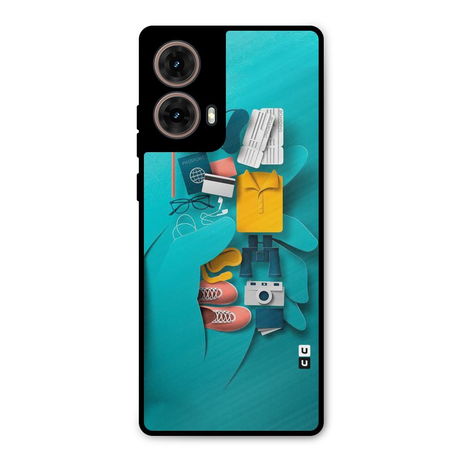 Vacay Vibes Metal Back Case for Moto G85