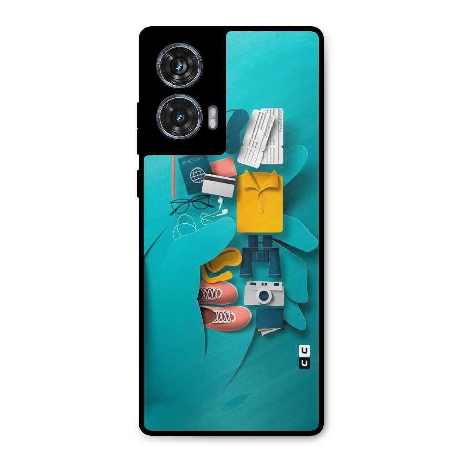 Vacay Vibes Metal Back Case for Motorola Edge 50 Fusion