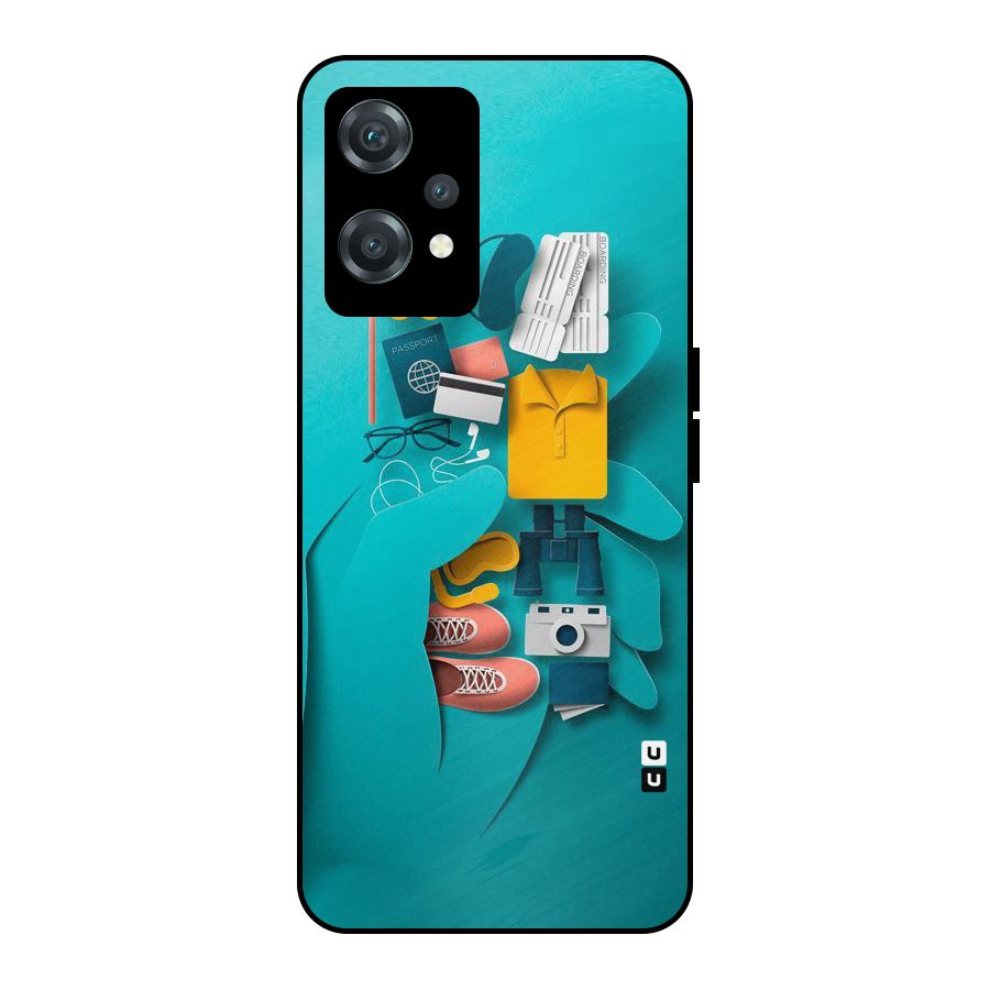 Vacay Vibes Metal Back Case for OnePlus Nord CE 2 Lite 5G