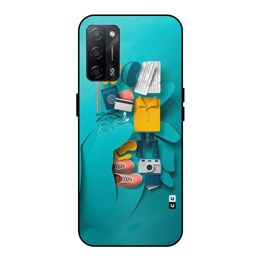 Vacay Vibes Metal Back Case for Oppo A53s 5G