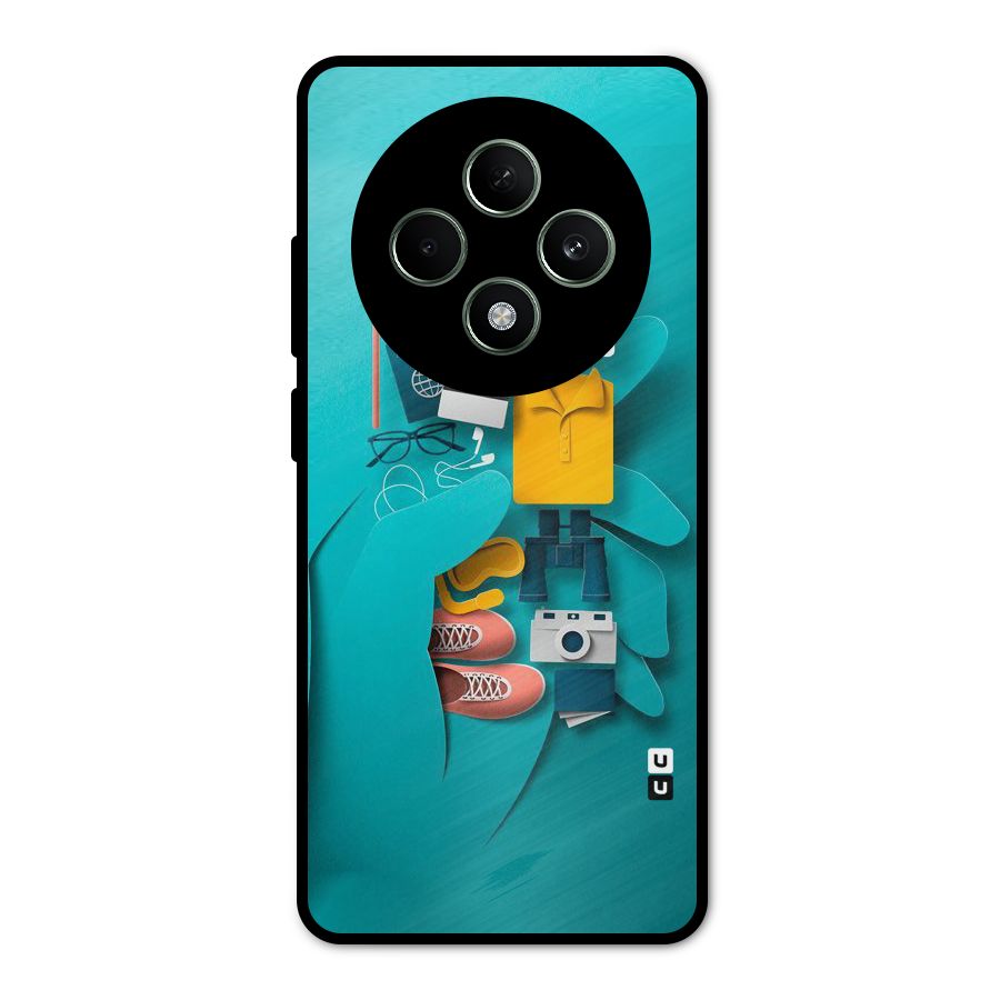 Vacay Vibes Metal Back Case for Oppo F27
