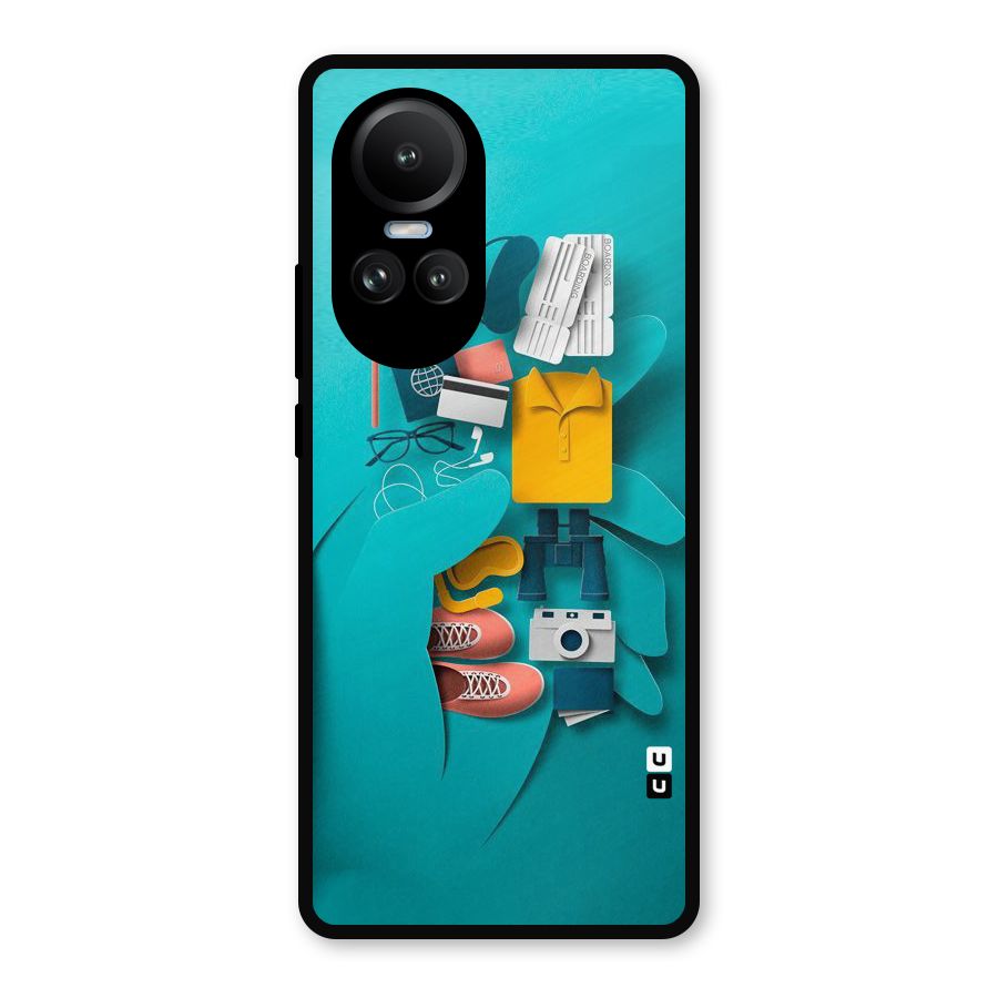 Vacay Vibes Metal Back Case for Oppo Reno10 Pro