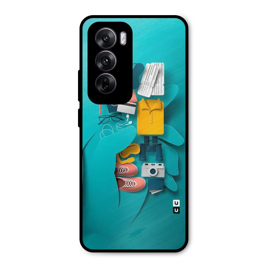 Vacay Vibes Metal Back Case for Oppo Reno12