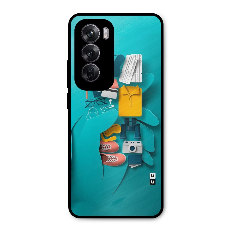 Vacay Vibes Metal Back Case for Oppo Reno12 Pro