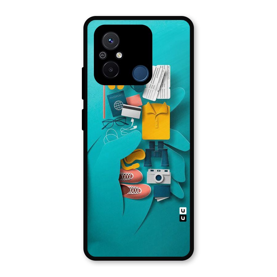 Vacay Vibes Metal Back Case for Poco C55