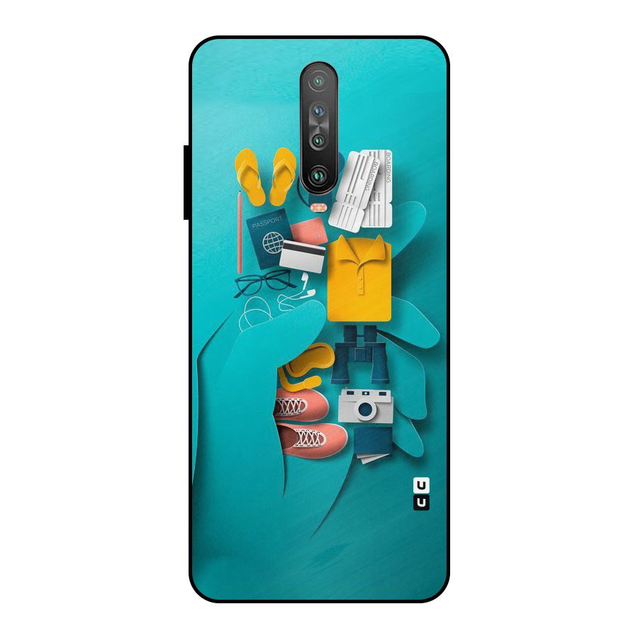 Vacay Vibes Metal Back Case for Poco X2