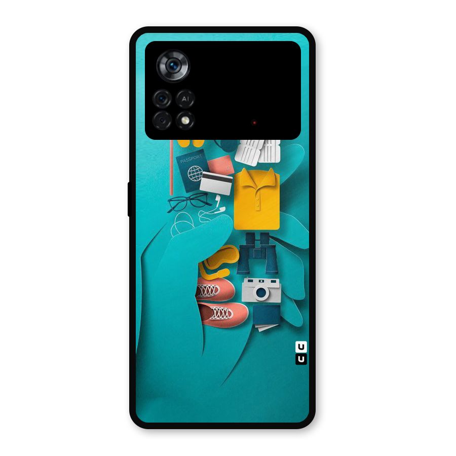 Vacay Vibes Metal Back Case for Poco X4 Pro 5G
