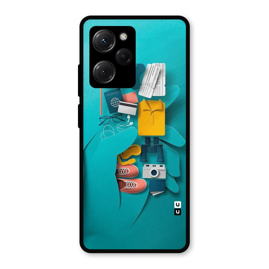 Vacay Vibes Metal Back Case for Poco X5 Pro