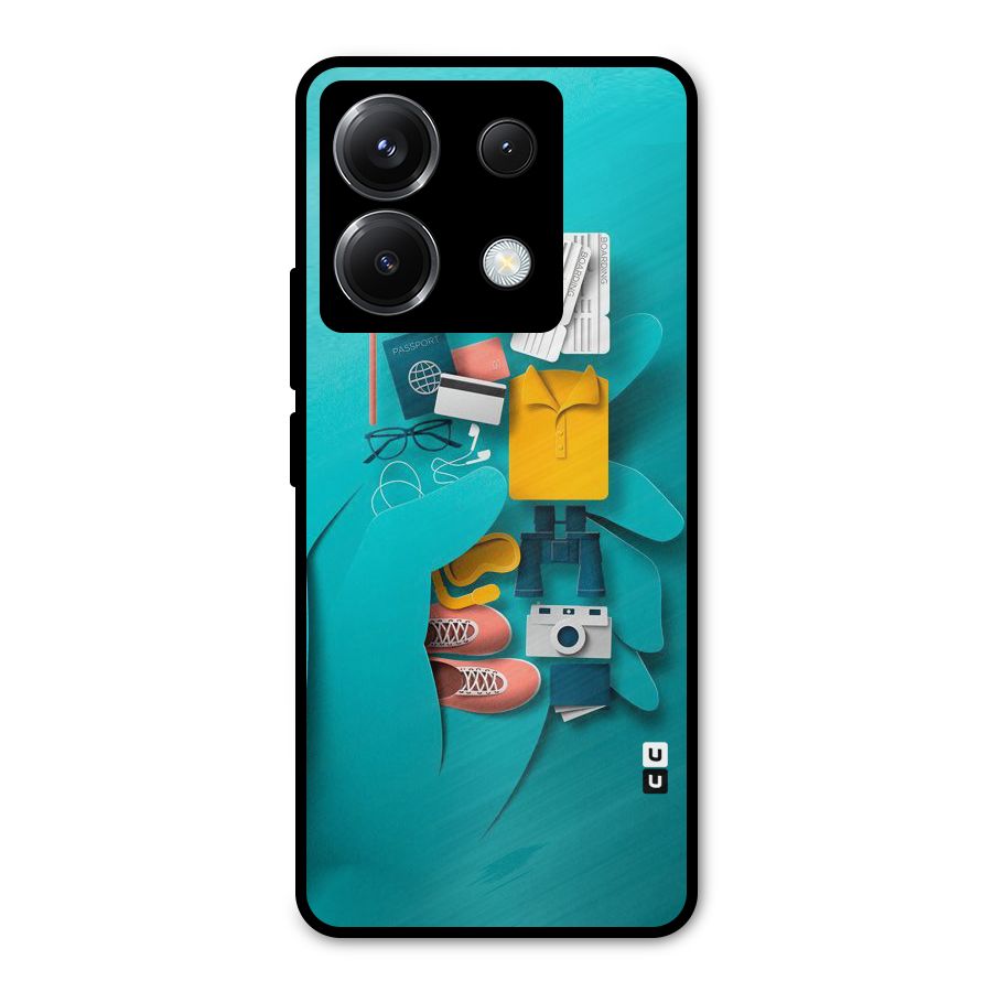 Vacay Vibes Metal Back Case for Poco X6