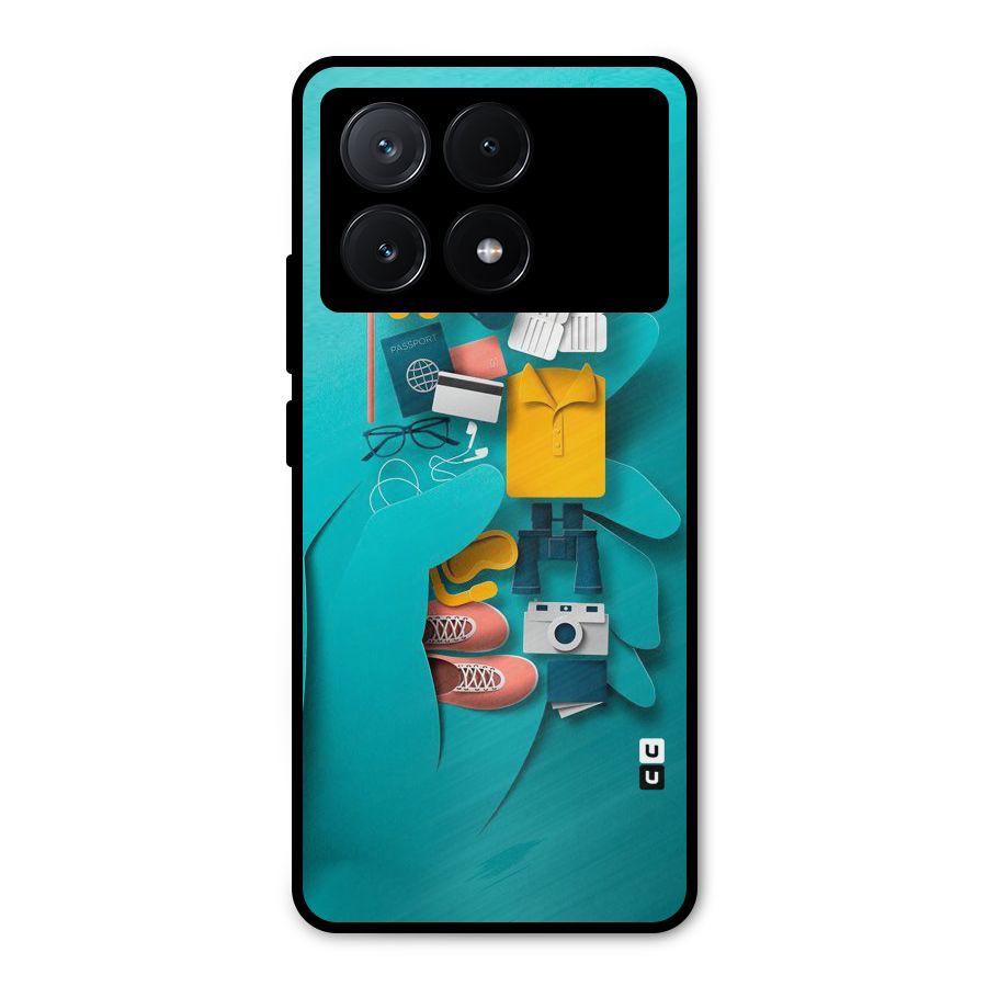 Vacay Vibes Metal Back Case for Poco X6 Pro