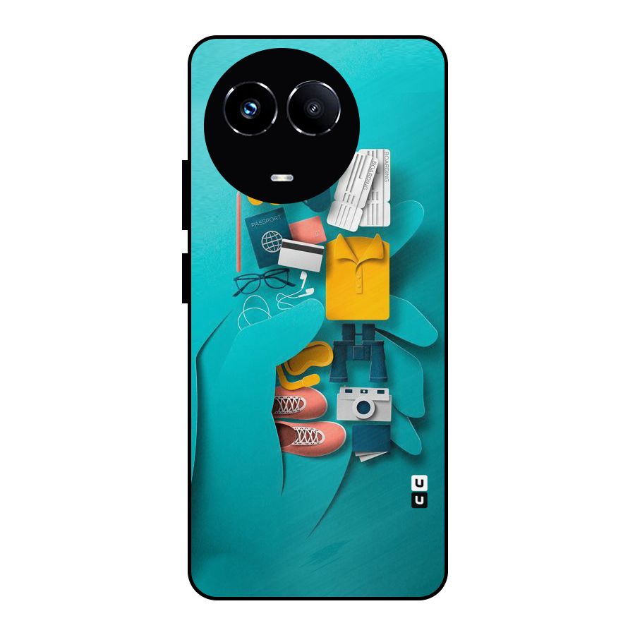 Vacay Vibes Metal Back Case for Realme 11X