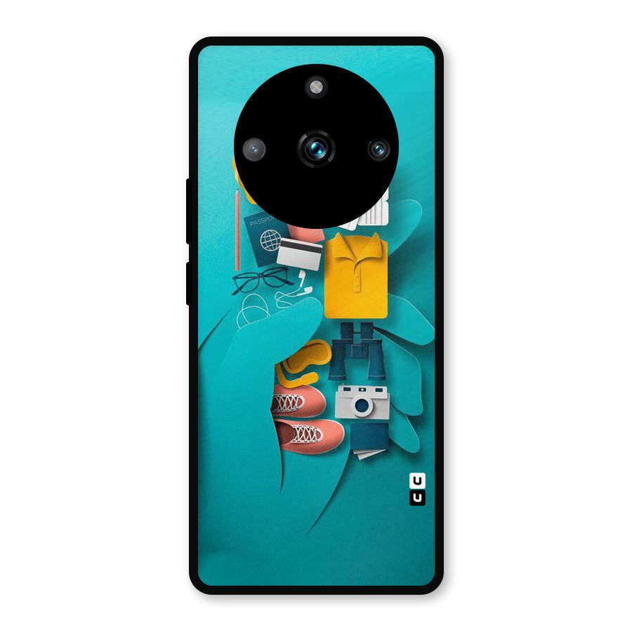 Vacay Vibes Metal Back Case for Realme 11 Pro