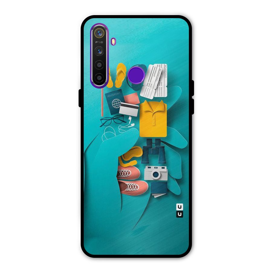 Vacay Vibes Metal Back Case for Realme Narzo 10