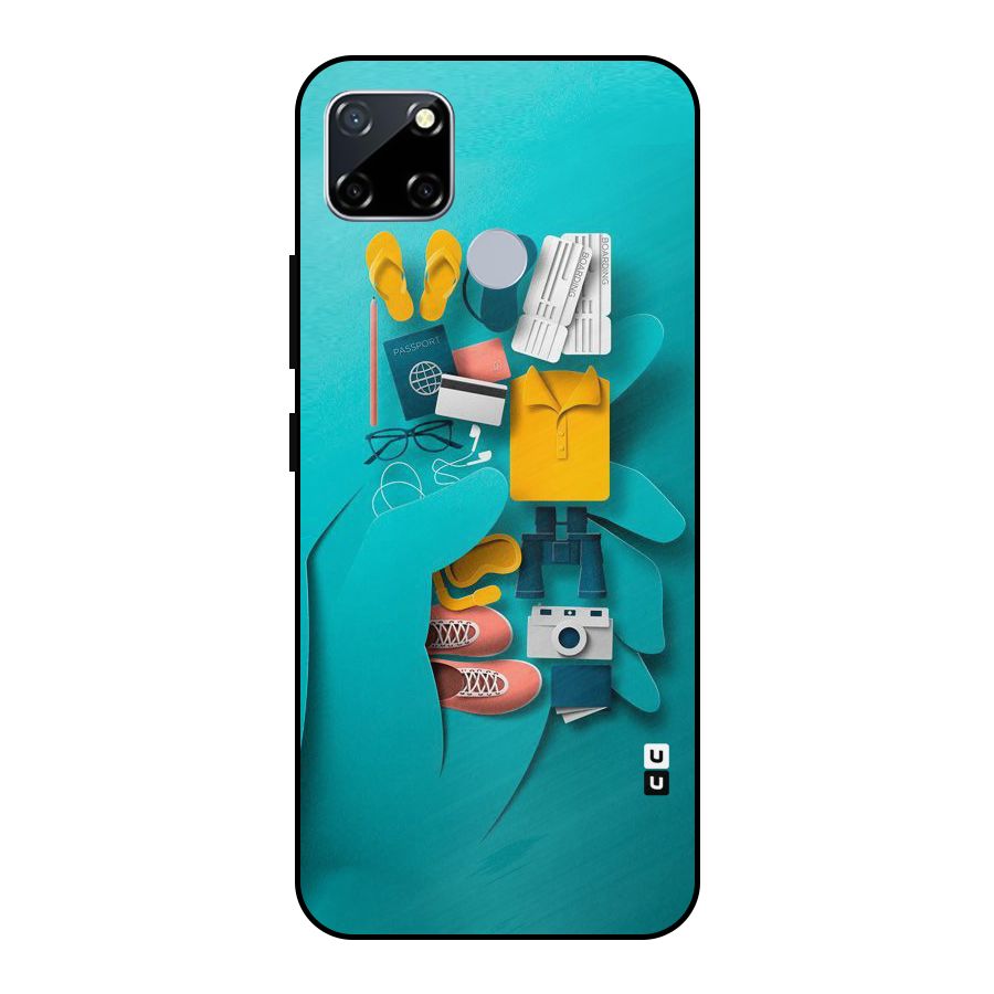 Vacay Vibes Metal Back Case for Realme Narzo 20