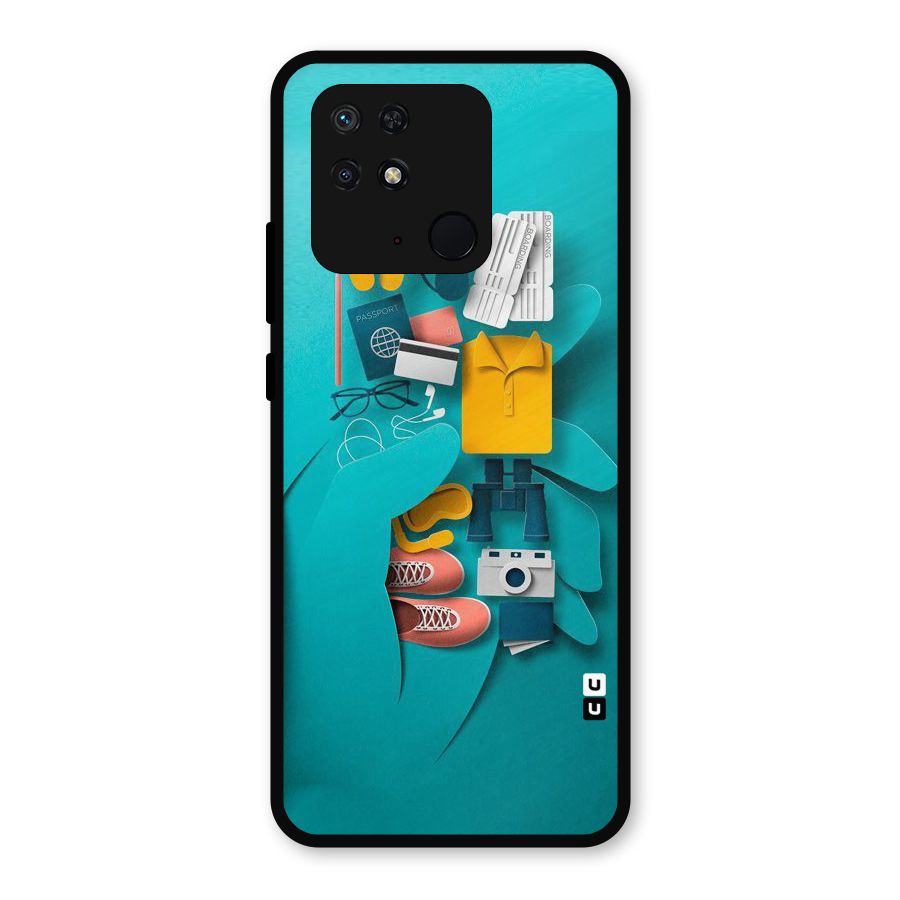 Vacay Vibes Metal Back Case for Redmi 10