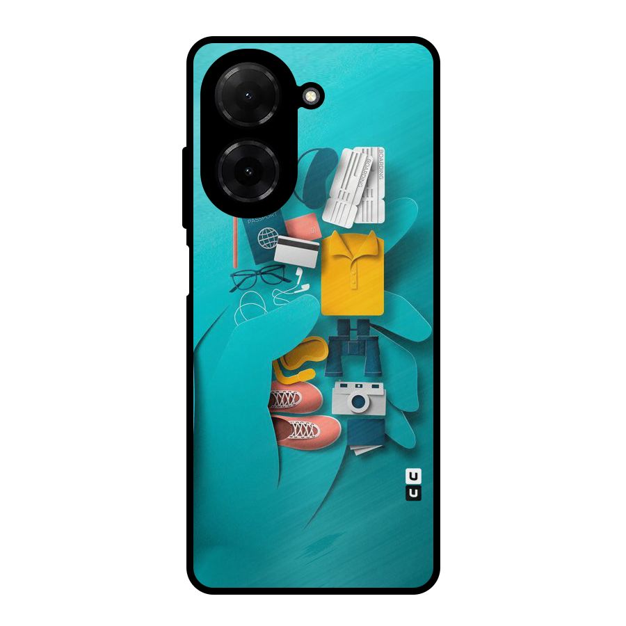 Vacay Vibes Metal Back Case for Redmi A5 4G