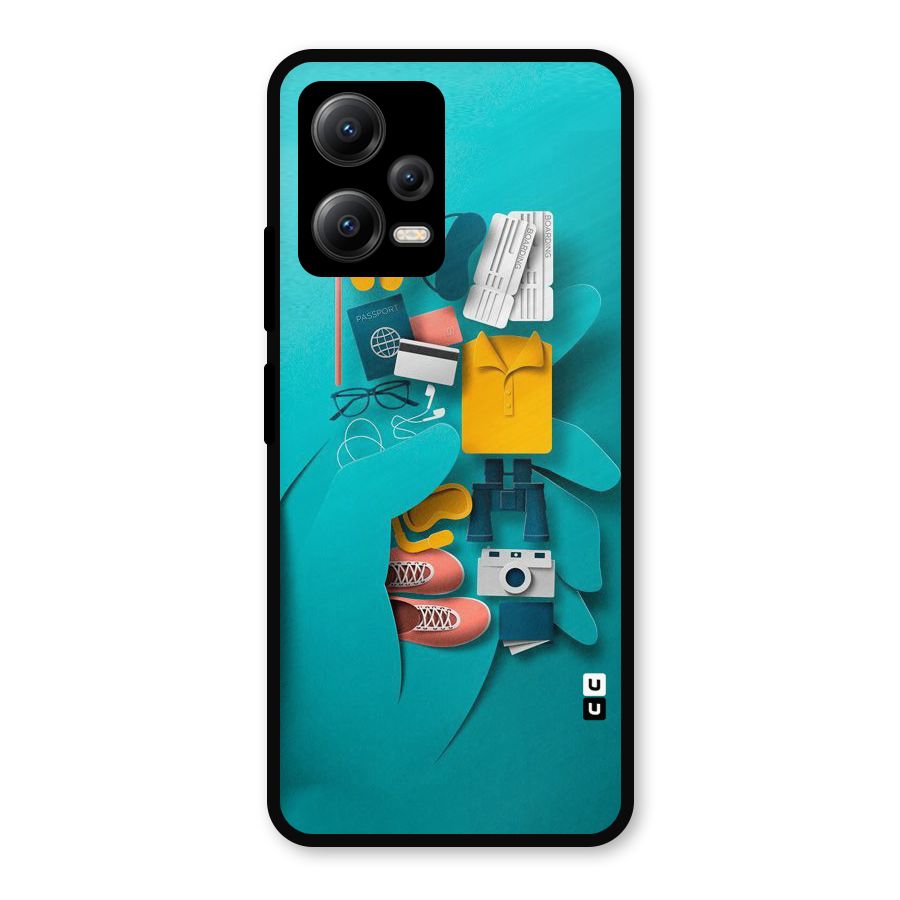 Vacay Vibes Metal Back Case for Redmi Note 12 5G