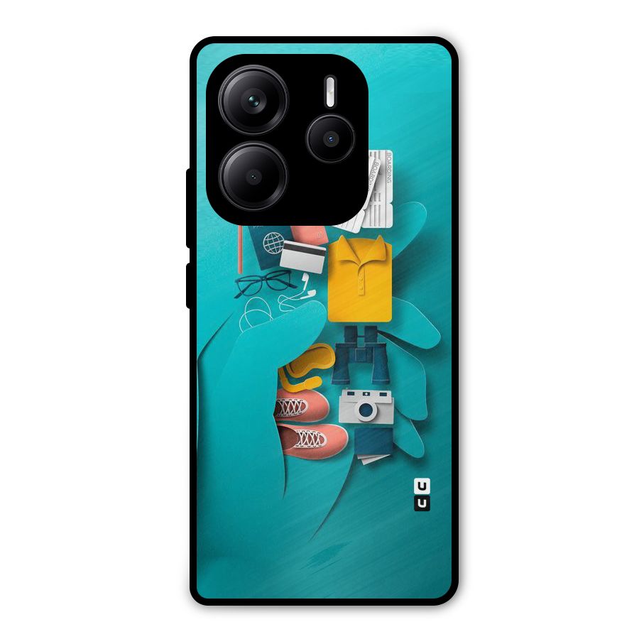 Vacay Vibes Metal Back Case for Redmi Note 14 5G