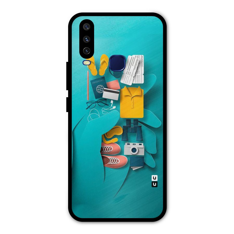 Vacay Vibes Metal Back Case for Vivo V17