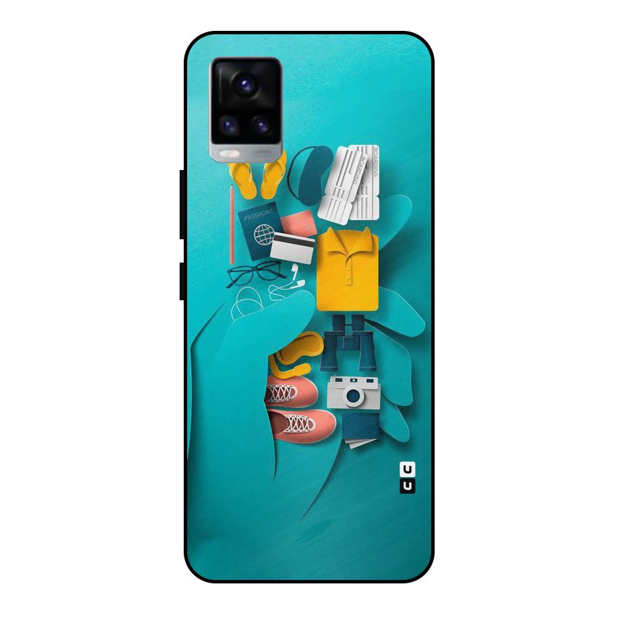 Vacay Vibes Metal Back Case for Vivo V20 2021