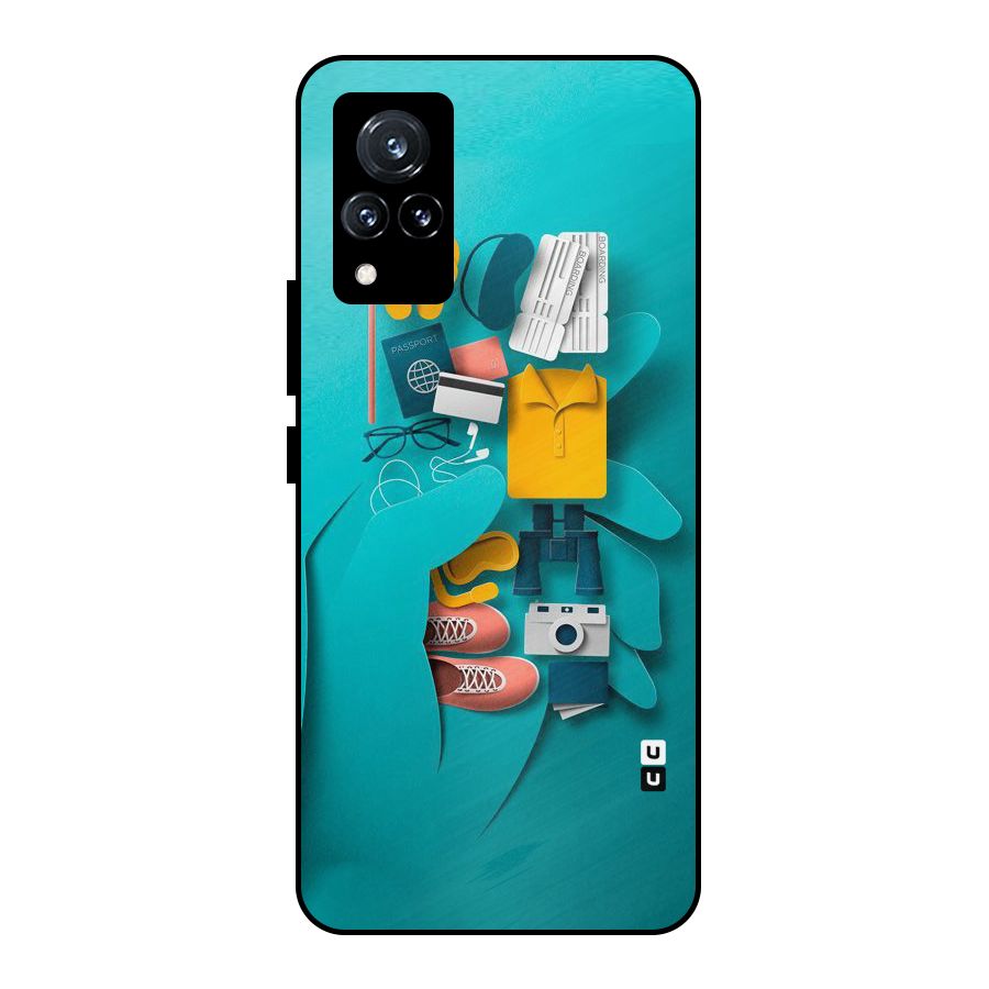 Vacay Vibes Metal Back Case for Vivo V21 5G