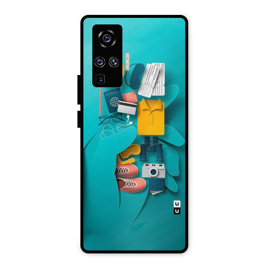 Vacay Vibes Metal Back Case for Vivo X50 Pro